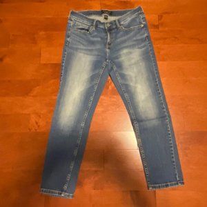 Banana Republic GIRLFRIEND JEAN Womens Petite 26/2 Blue Denim Jeans